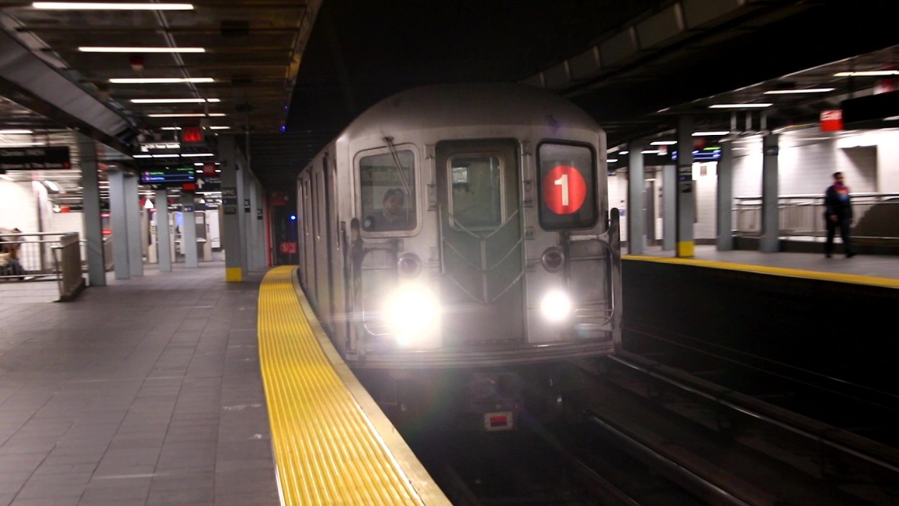 242nd Street & South Ferry Bound R62A 1 Trains @ Cortlandt Street-World Trade Center