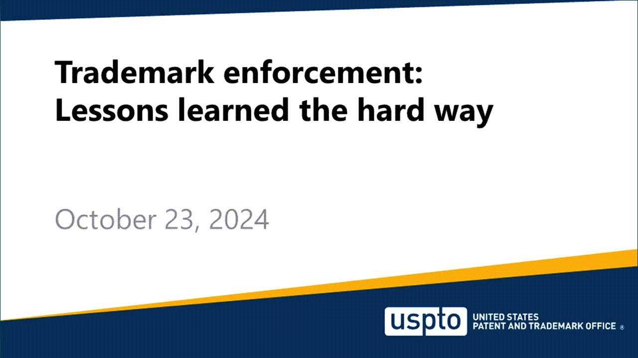 Trademark enforcement: Lessons learned the hard way