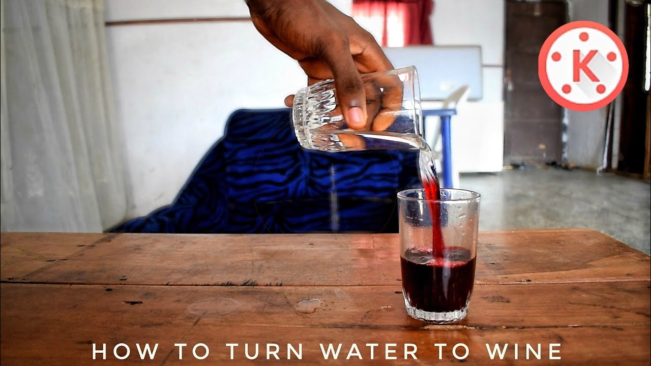 How to turn water into wine in kinemaster  | Best magic trick  | Kinemaster new editing trick