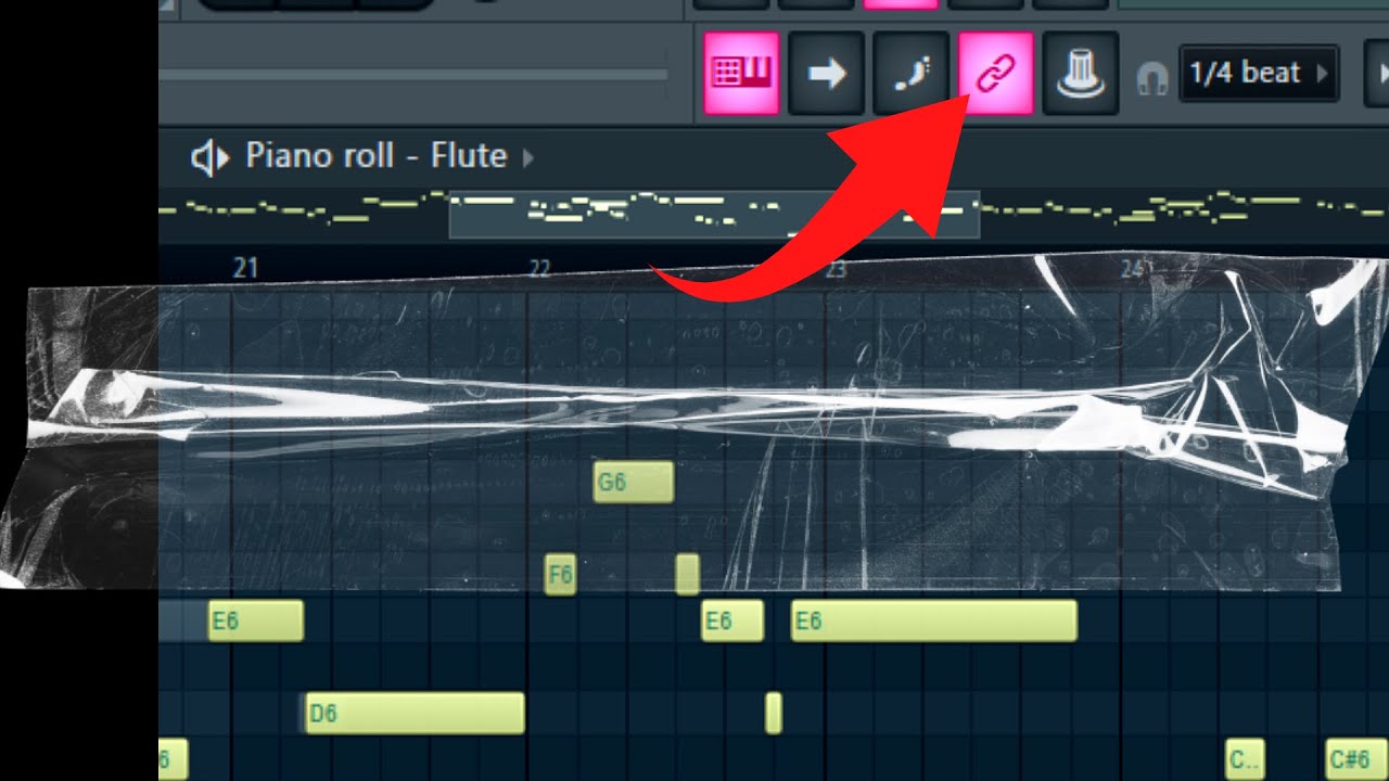 Склеить ноты по группам. Крутой способ в Piano roll FL studio