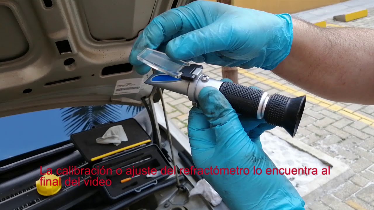 MEDICIÓN DE LA CONCENTRACIÓN DEL REFRIGERANTE DE MOTOR UTILIZANDO UN REFRACTÓMETRO