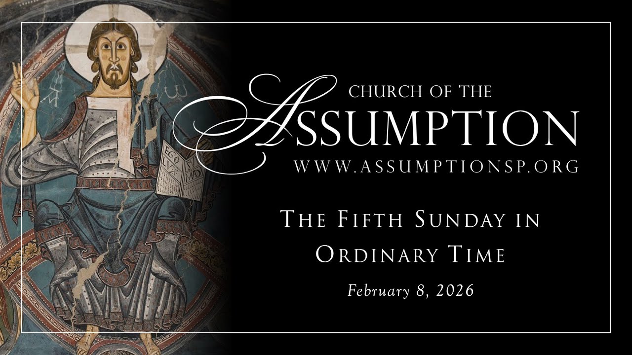 2-8-26 at 9:30 AM | Fifth Sunday in Ordinary Time | Church of the Assumption, St. Paul
