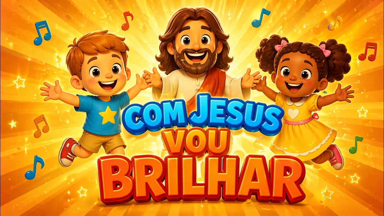 Com JESUS Vou BRILHAR | Louvorzinho de JESUS