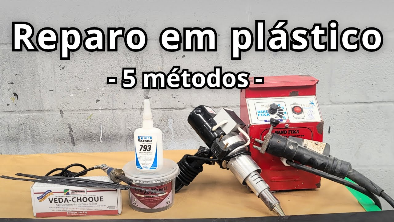 Tudo sobre SOLDA em PLÁSTICO - Testamos 5 Métodos