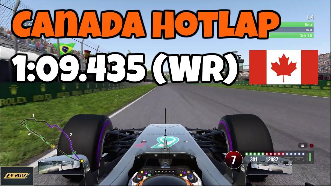 F1 2017 Canada Hotlap + Setup: 1:09.435 (World Record)