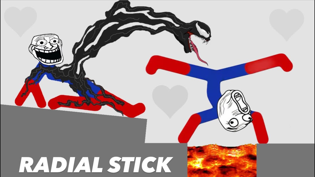 Best Falls | Stickman Dismounting compilation of funny moments RADIAL STICK #675
