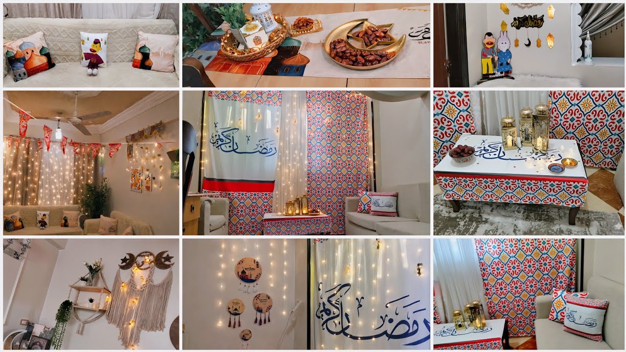  فرشت بيتى بالفرش الرمضانى🌛فرشته جديد ف جديد كميه بهجه مش طبيعيه 