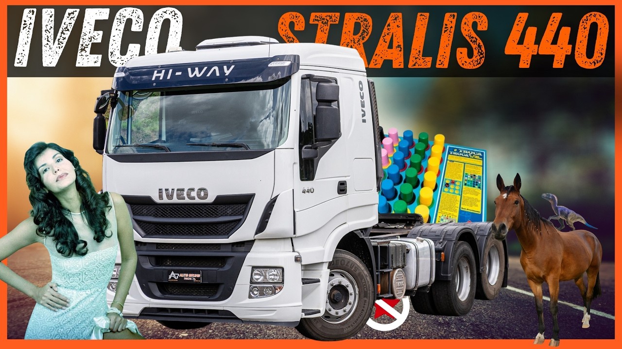 IVECO 440 Hi-Way 6x2 Teto Baixo COMPLETO – Interclima, Ar e Geladeira!