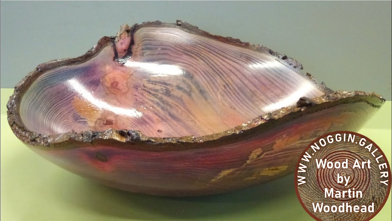 Woodturning - RAINBOW CHERRY BOWL
