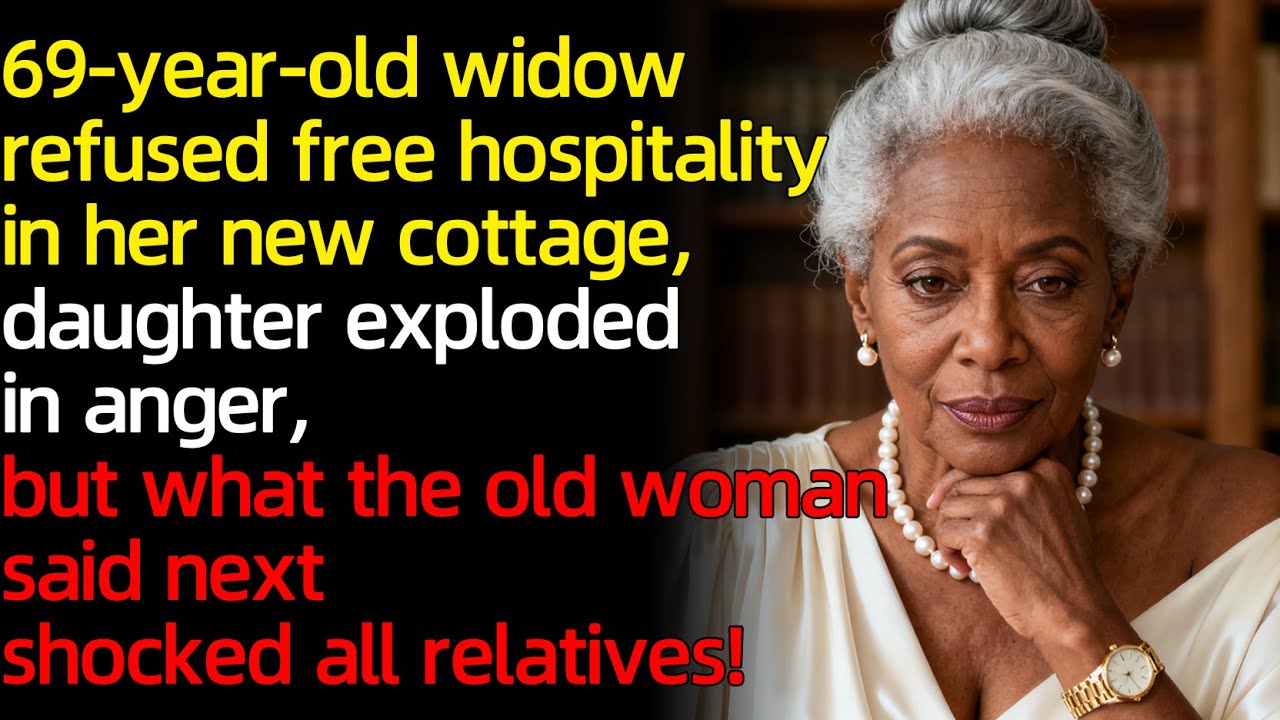 69 year old widow refused free hospitality in her new cottage, daughter exploded in anger, but what