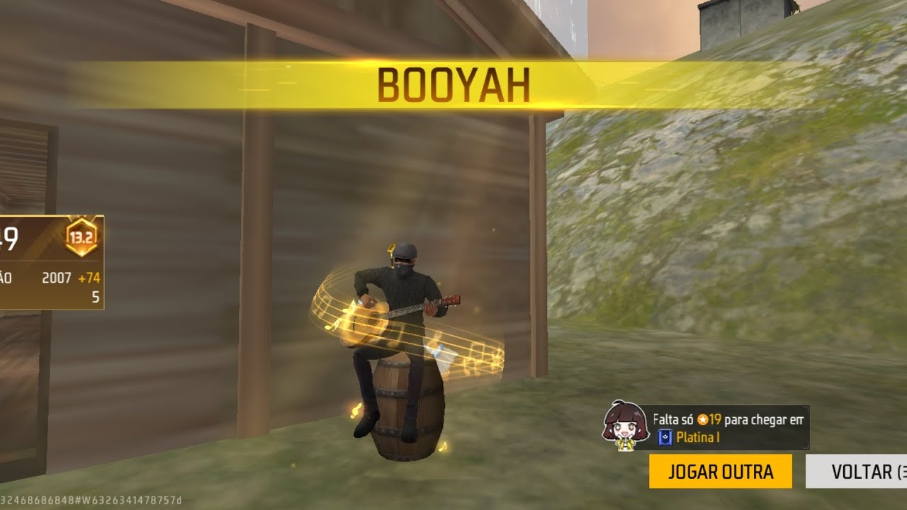 Partida Perfeita  e 5 Kills + BOOYAH no Free Fire 👑  #Freefire #ff  #lobowolf