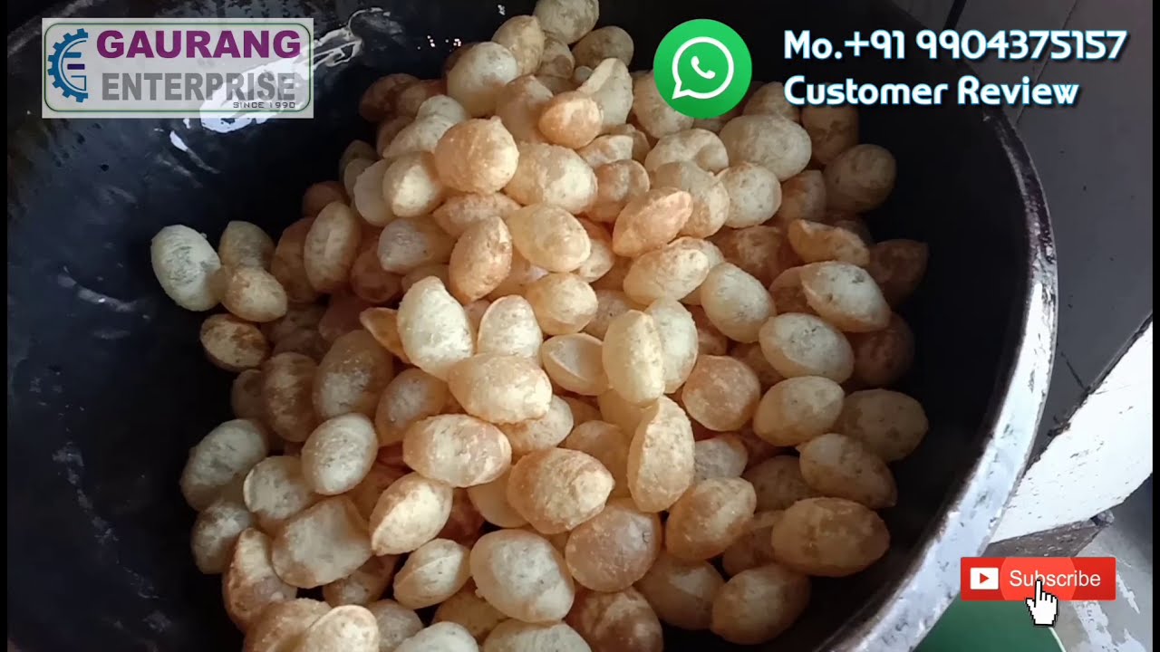 panipuri machine / pani puri making machine, automatic | INDIA