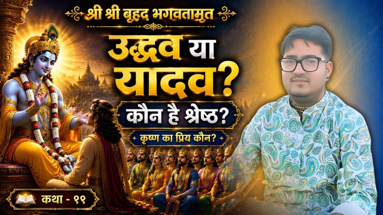 उद्धव और  यादव कौन श्रेष्ठ है? || श्री श्री बृहद भगवतामृत || प्रिय || @BalbhadraDas