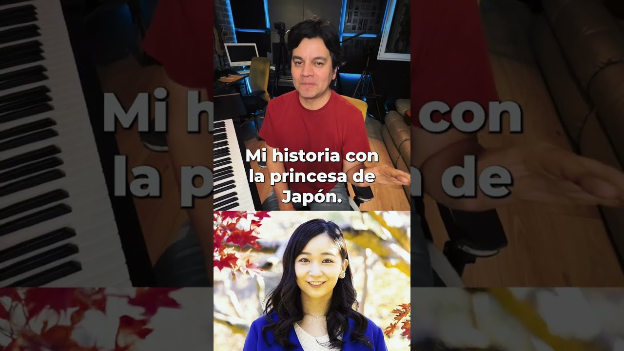 Lucho Quequezana y la princesa de Japón