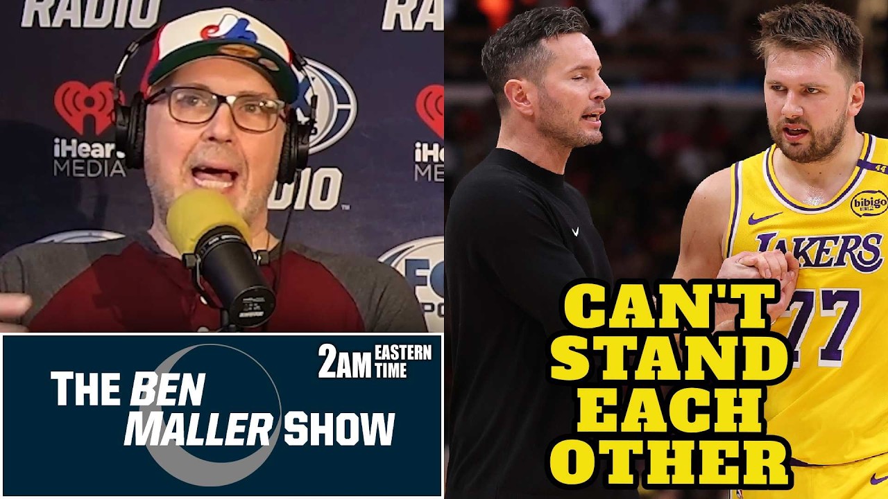 Lakers Meltdown?! 😱 Luka & JJ Reddick Clash on Court l THE BEN MALLER SHOW