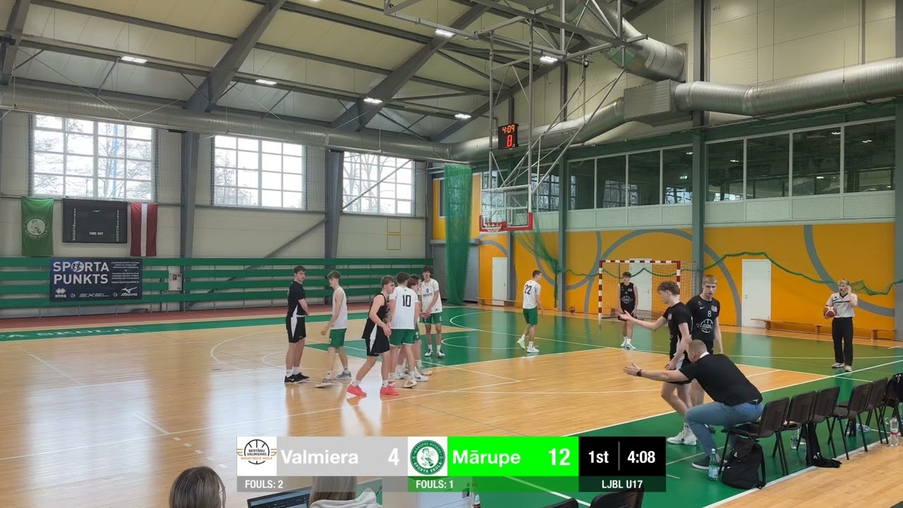 LJBL U17 Mārupe : Valmiera