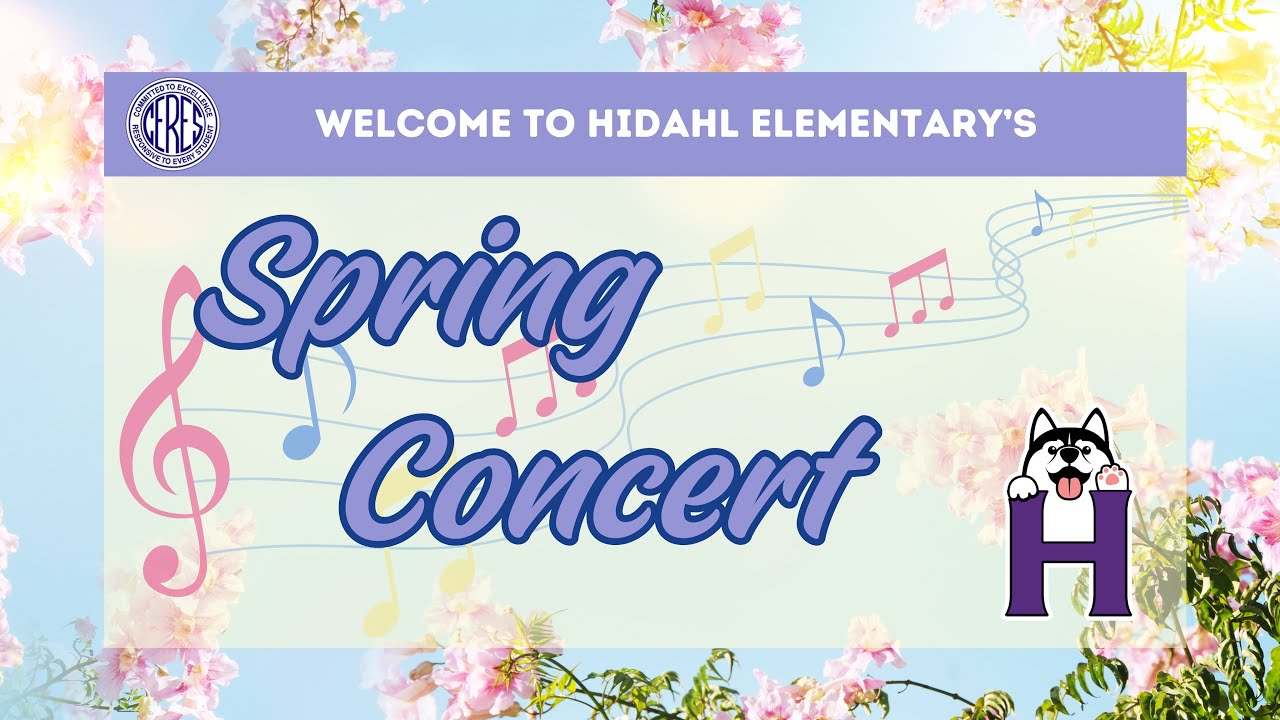 Hidahl Elementary School Spring Concert 2025