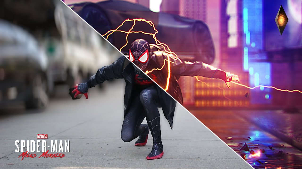 Spider-Man Miles Morales Cosplay VFX