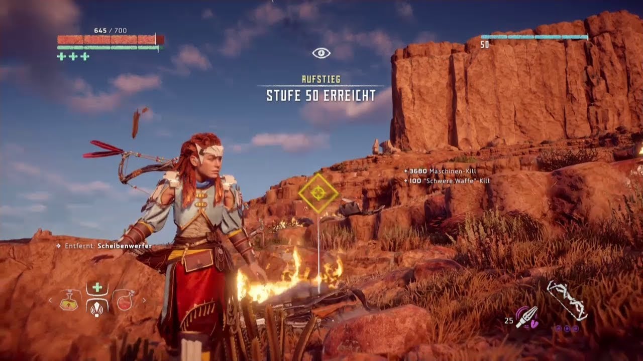 Horizon Zero Dawn - XP farmen bis Level 50