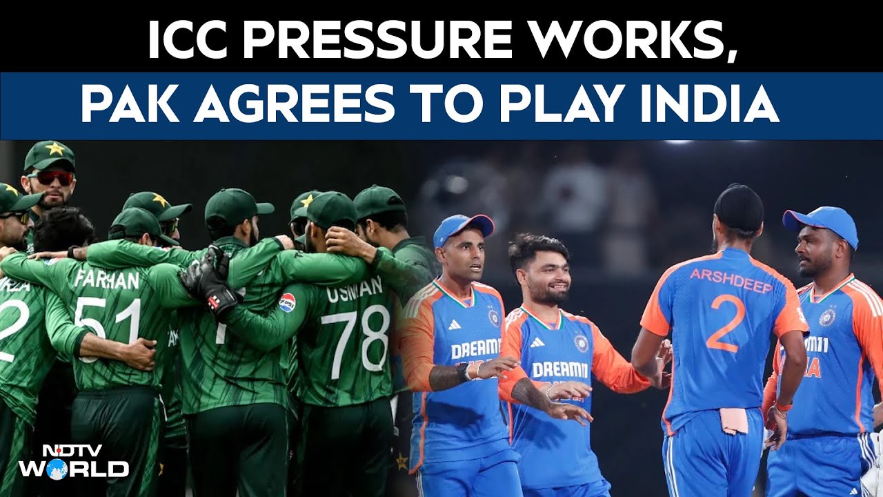 T20 World Cup News | ICC Pressure Works As Pak Agrees To Play India On Feb 15 In T20 World Cup