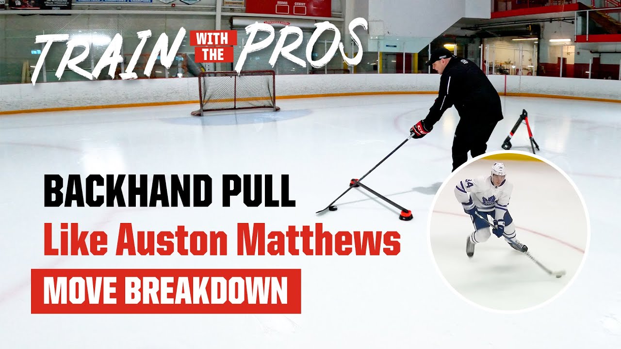 Master Auston Matthews Backhand Pull | Train with the Pros