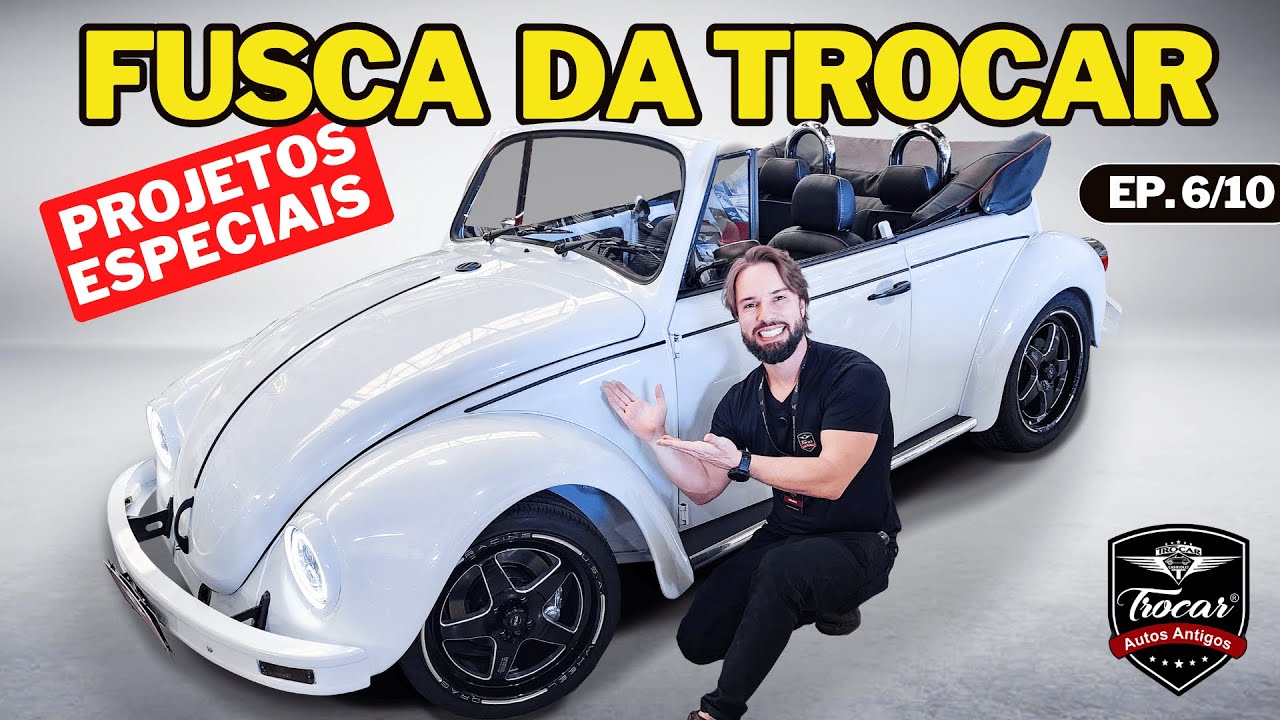 🎬 6/10 - O Mais LUXUOSO da Série? Fusca Branco Pérola | Rumo a Águas de Lindóia 2025 🇧🇷✨