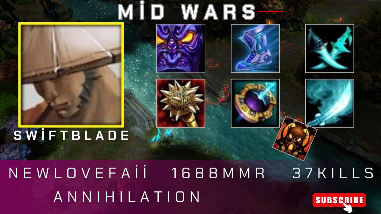 HoN | Mid Wars | Swiftblade | Newlovefaii | 1688 MMR