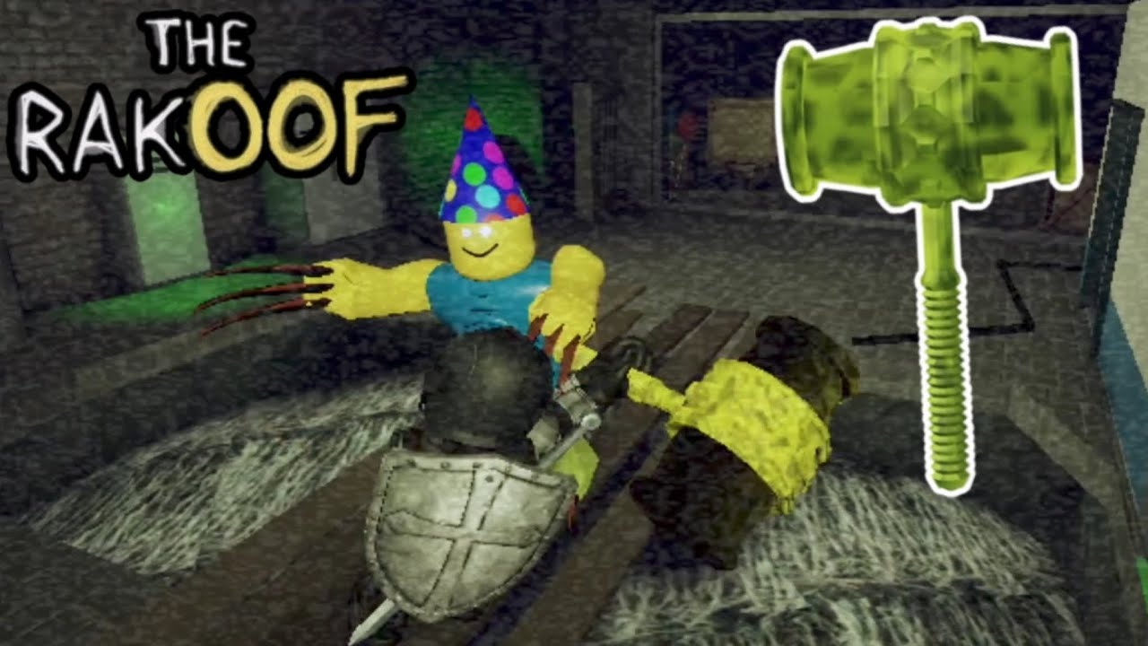 O CHEESE HAMMER AINDA É A MELHOR ARMA | The Rakoof ( The Rake Noob Edition ) Roblox
