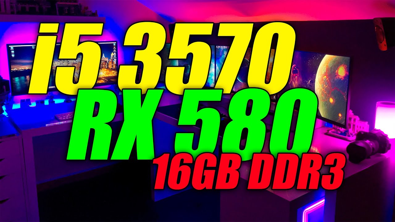 Testando i5 3570 com a RX 580 2048sp em jogos.