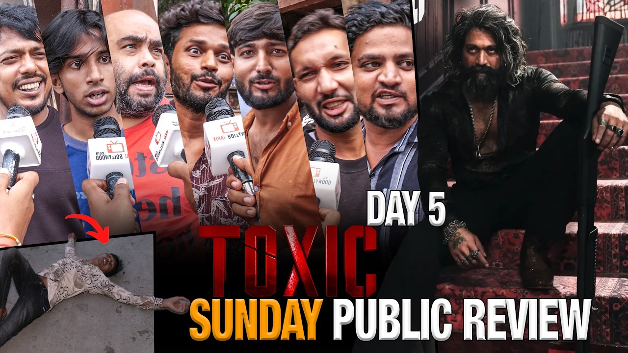 Toxic Movie Dekhkar Public Hui Frustrated! 😡 | Day 5 | Sunday Public Review 🔥 | Yash, Kiara Advani