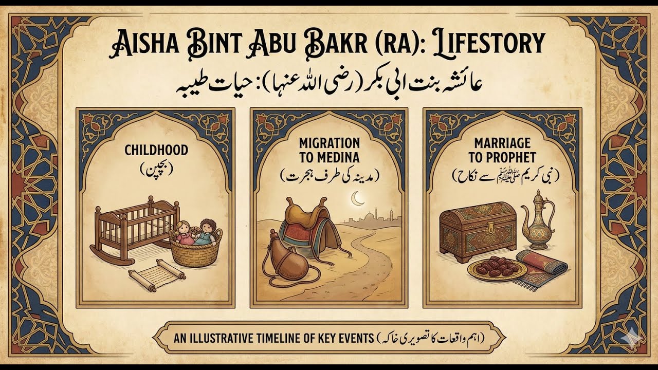 Aisha bint Abu Bakr (R.A): Lifestory PART 1