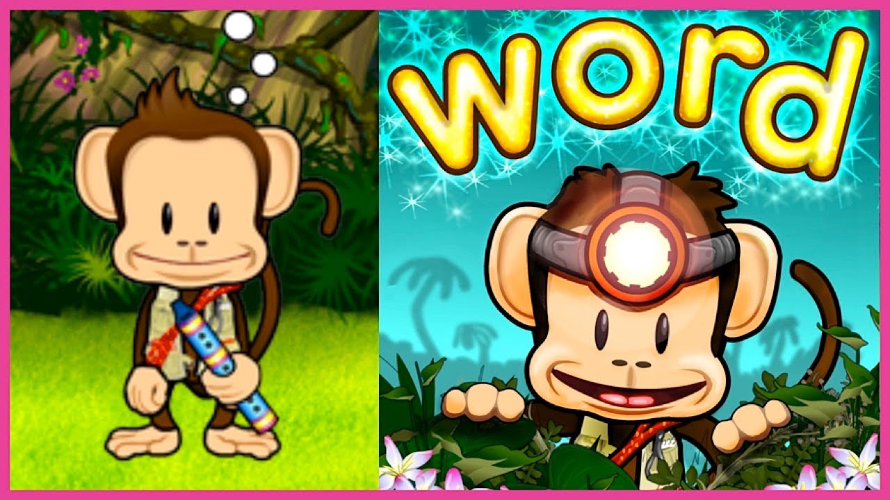 Monkey Word School Adventure Gameplay for Kids | Adventure learning Activities and Games for kids