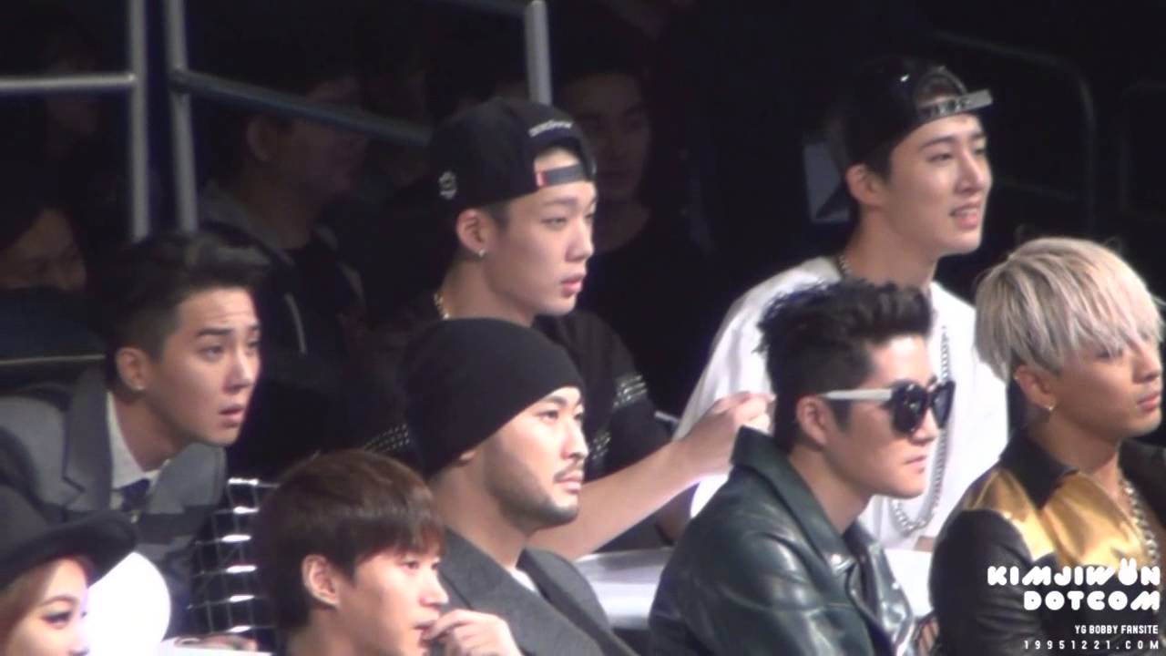 [FANCAM] 141203 MAMA reaction ① (BOBBY focus)