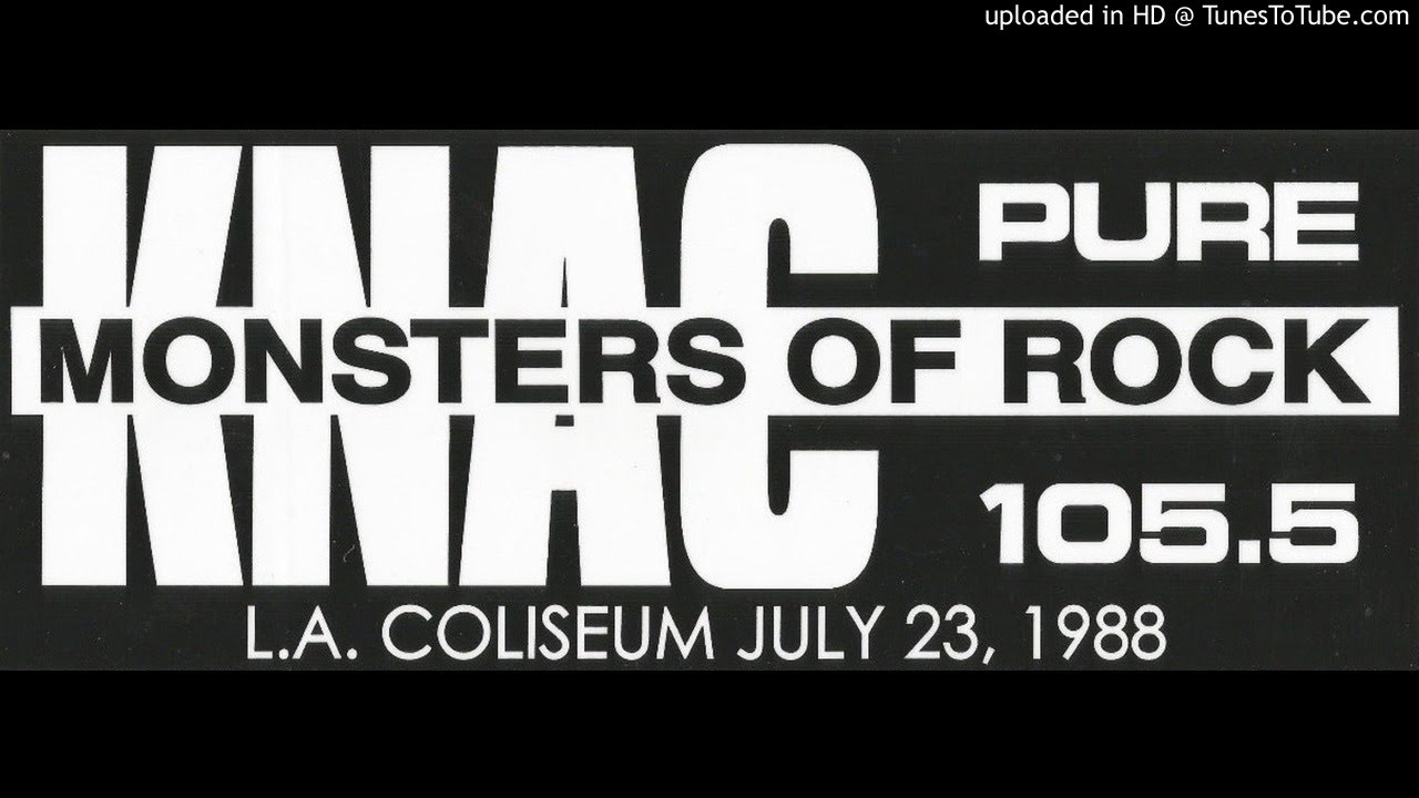 KNAC's Mike Stark and Thrasher on Monsters of Rock '88