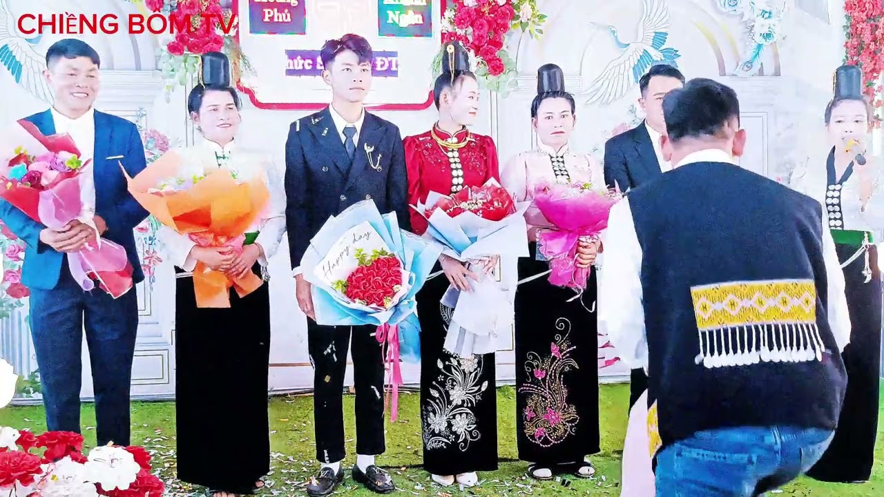 TOÀN CẢNH MỪNG LỄ THÀNH HÔN (HOÀNG PHÚ & KHÁNH NGÂN) BẢN LẦU XÃ NẬM LẦU 