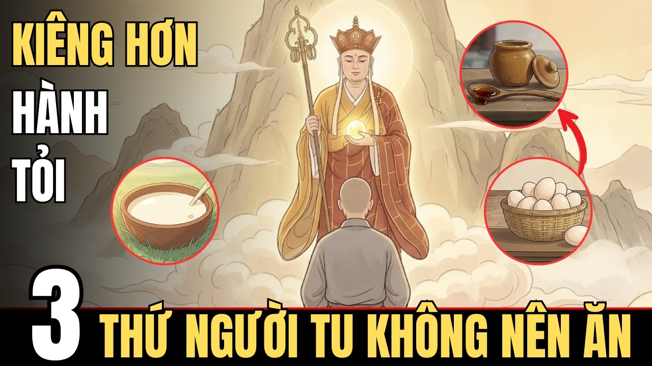 [ Bồ Tát Dạy ] 3 Thứ Mà Người Tu Không Nên Ăn, Còn Phải Kiêng Hơn Cả “ Hành Tỏi “