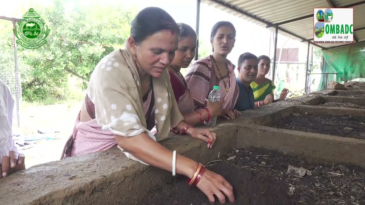 Vermi Compost Training under CBSAE Dev. Project #agriculture #ouat