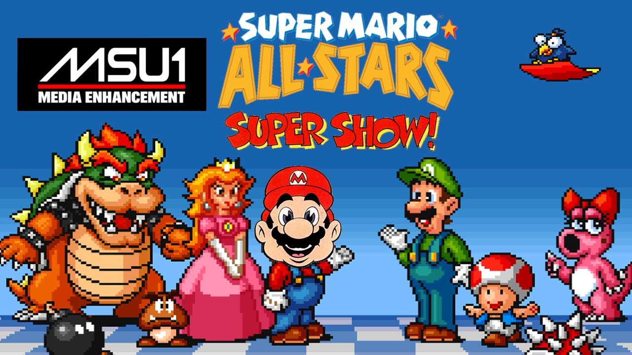 Super Mario All-Stars Super Show! - MSU1 com Música dos Desenhos do Mario