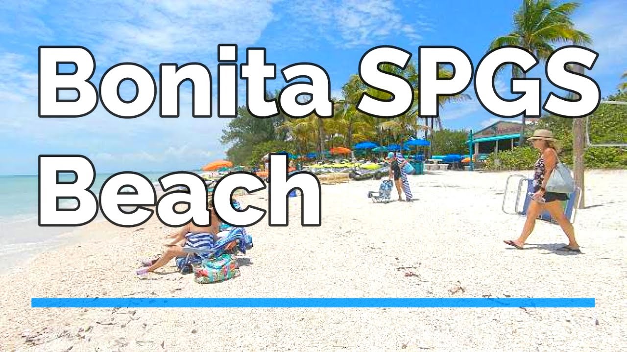 Enjoying Bonita Springs Beach Florida   🏖️ - FLORIDA Beach