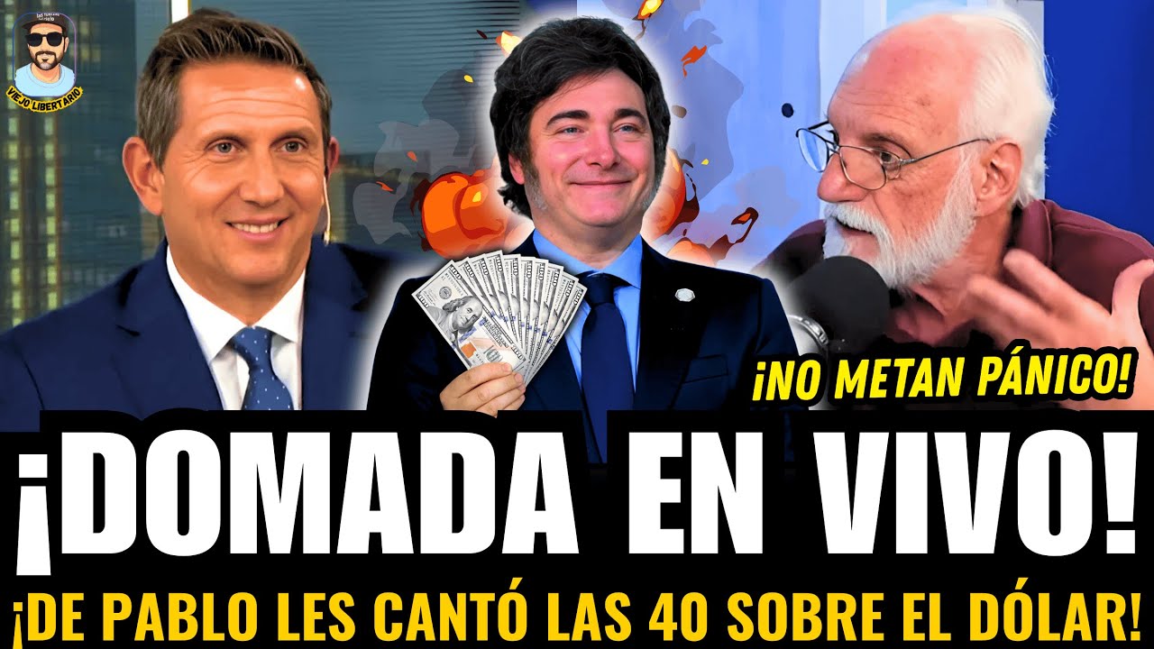 &iexcl;EL PROFE DE PABLO LE CANT&Oacute; LAS 40 SOBRE EL D&Oacute;LAR DE MILEI!