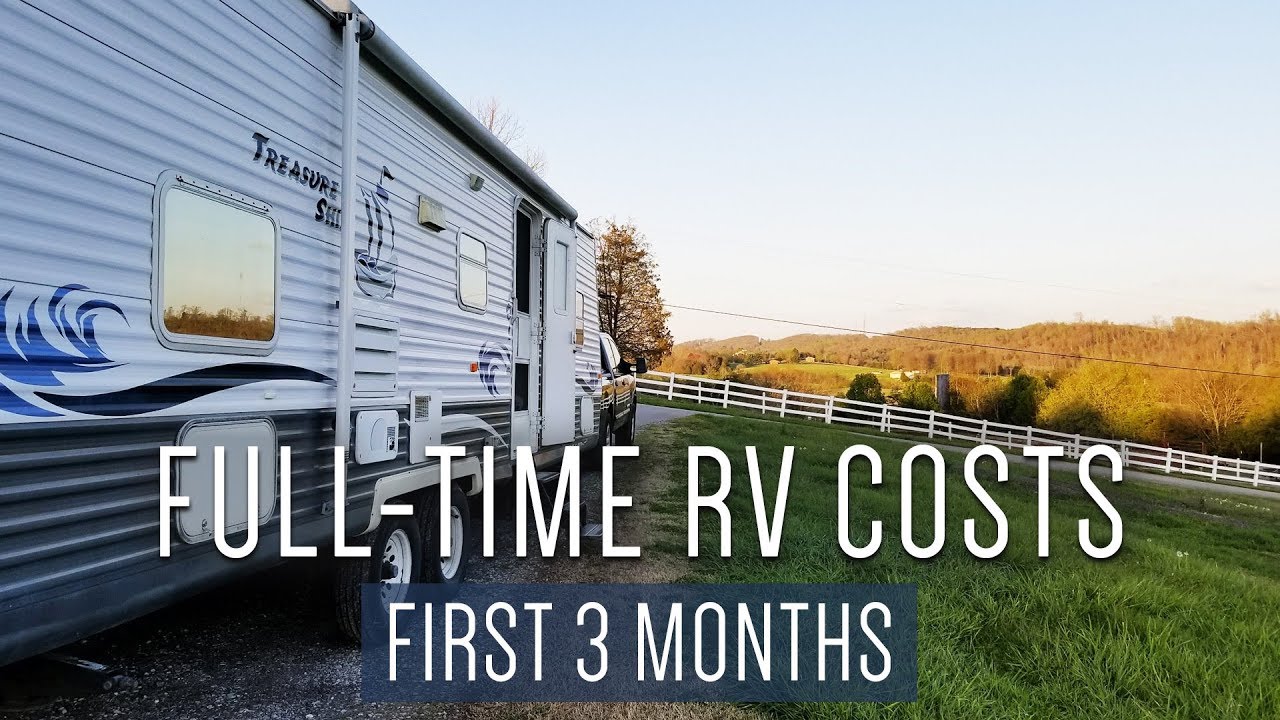 Full-time RV living cost/budget: first 3-month