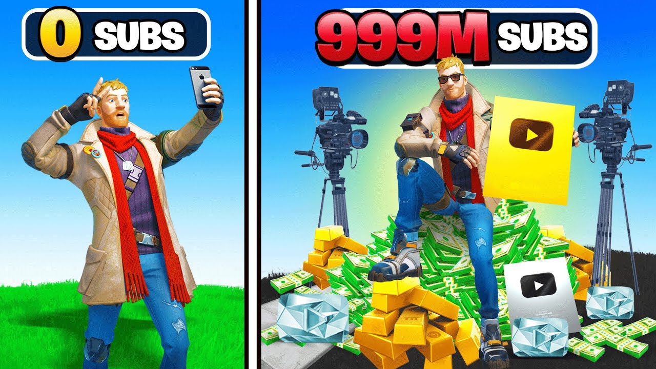 YouTuber Simulator in Fortnite