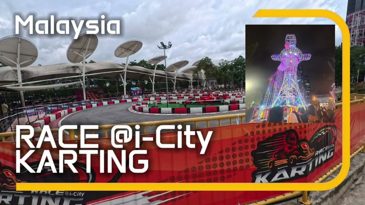 Gokart at Race Karting i-City Malaysia (SkyCity Theme Park)