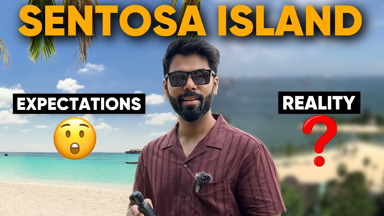 UNBELIEVABLE Beaches of Sentosa Island, Singapore🇸🇬 (Our Honest Thoughts)