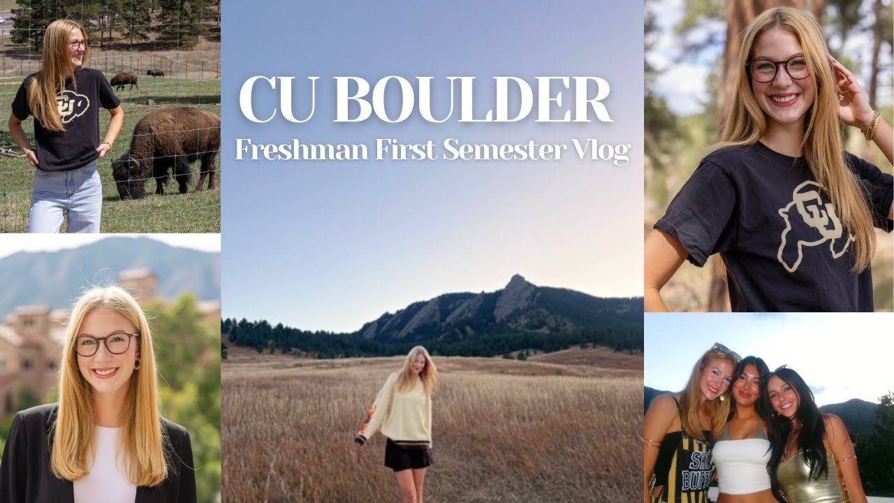 CU BOULDER FRESHMAN FIRST SEMESTER VLOG!