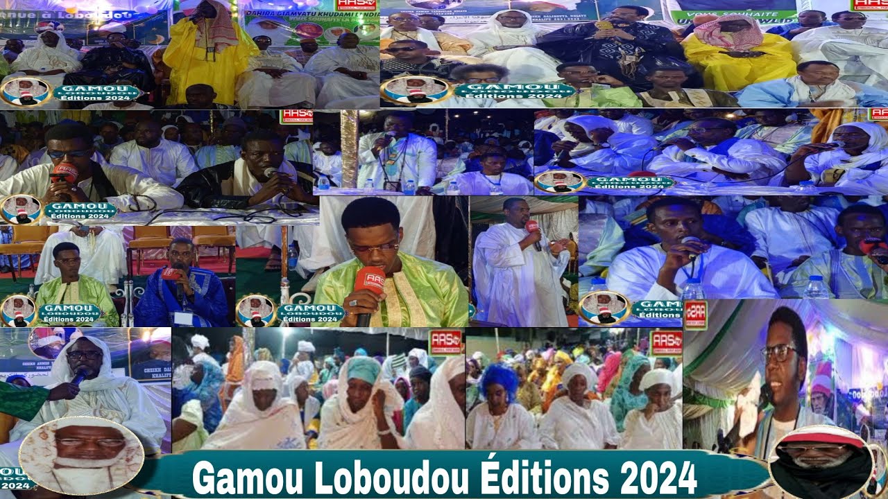 Gamou galle cheikh Ahmadou Ndiaye Loboudou Éditions 2024 partie 1