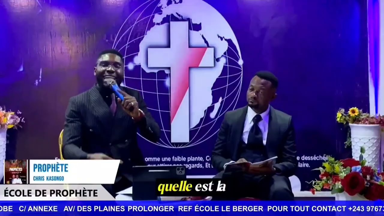 ÉCOLE DES PROPHÈTES 4/ LES PROPHÈTES VOYANT/ COMPRENDRE LE MONDE DES VISIONS/ PROPHÈTE CHRIS KASONGO