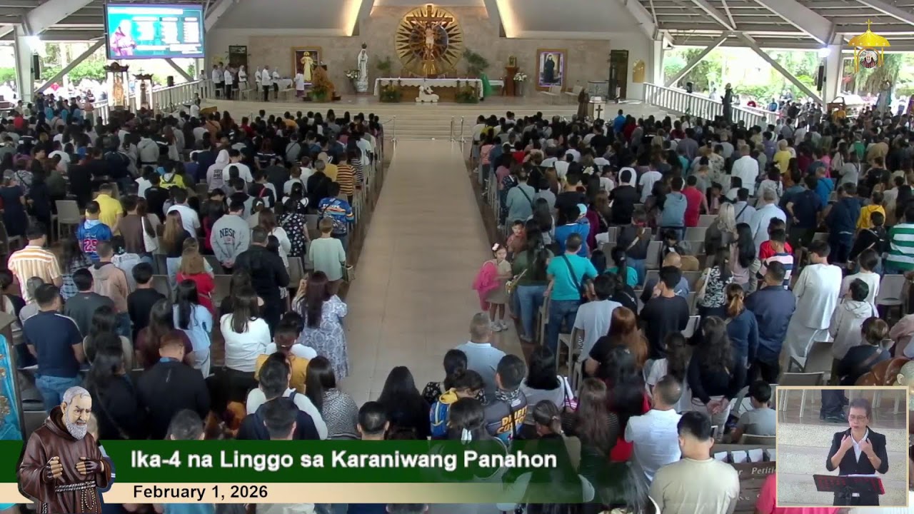 Feb 1, 2026 | 7 a.m.- Ika-4 na Linggo sa Karaniwang Panahon