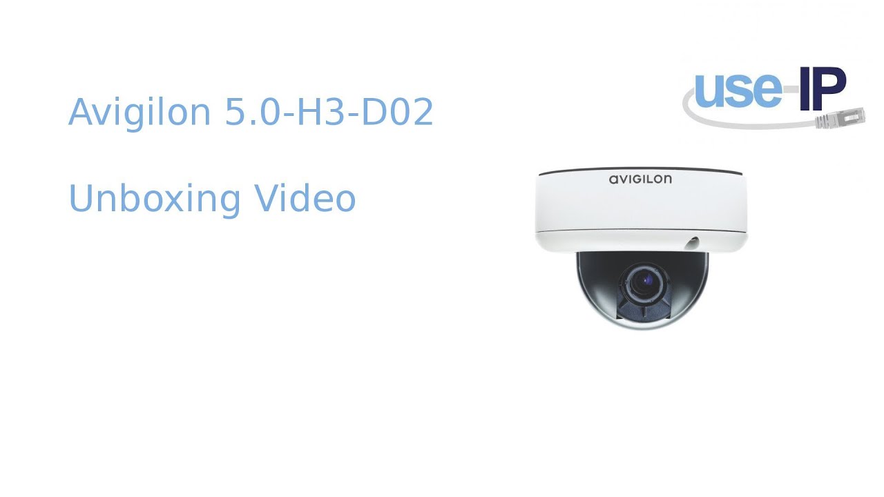 Avigilon 5.0-H3-DO2 IP Camera Unboxing video.