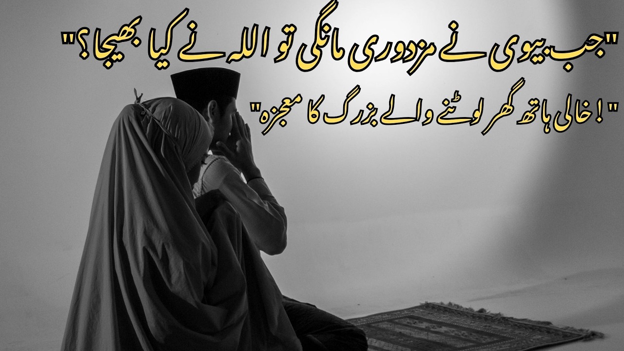 Ghar Ki Tangi Aur Pareshani Ka Hal: Ek Buzurg Ki Biwi Ka Sabaq Amooz Waqia